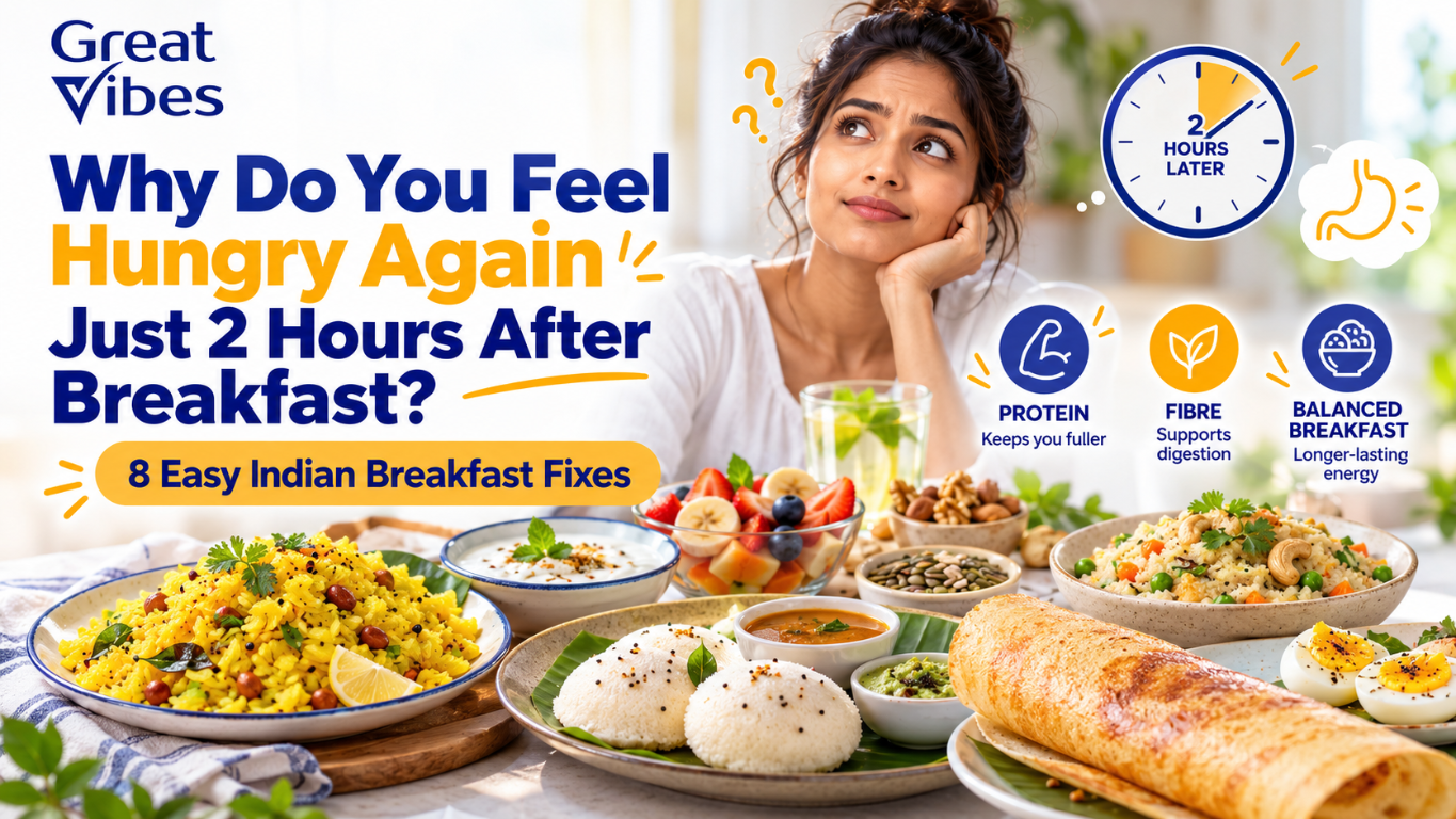 Why you may feel hungry again two hours after breakfast, with eight Indian breakfast fixes