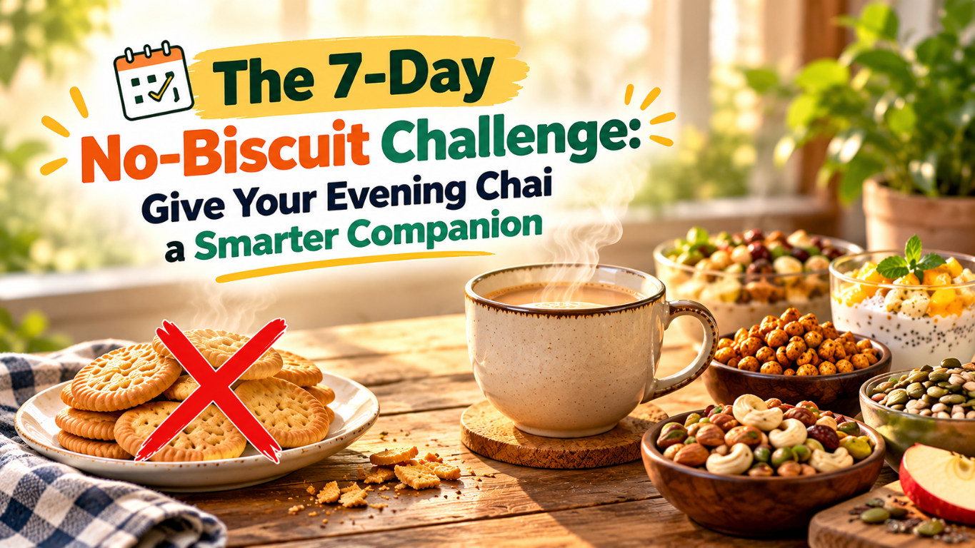 The 7-Day No-Biscuit Challenge for a smarter evening chai companion