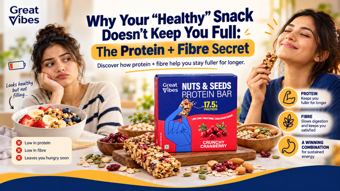 Why protein and fibre can make a snack more satisfying