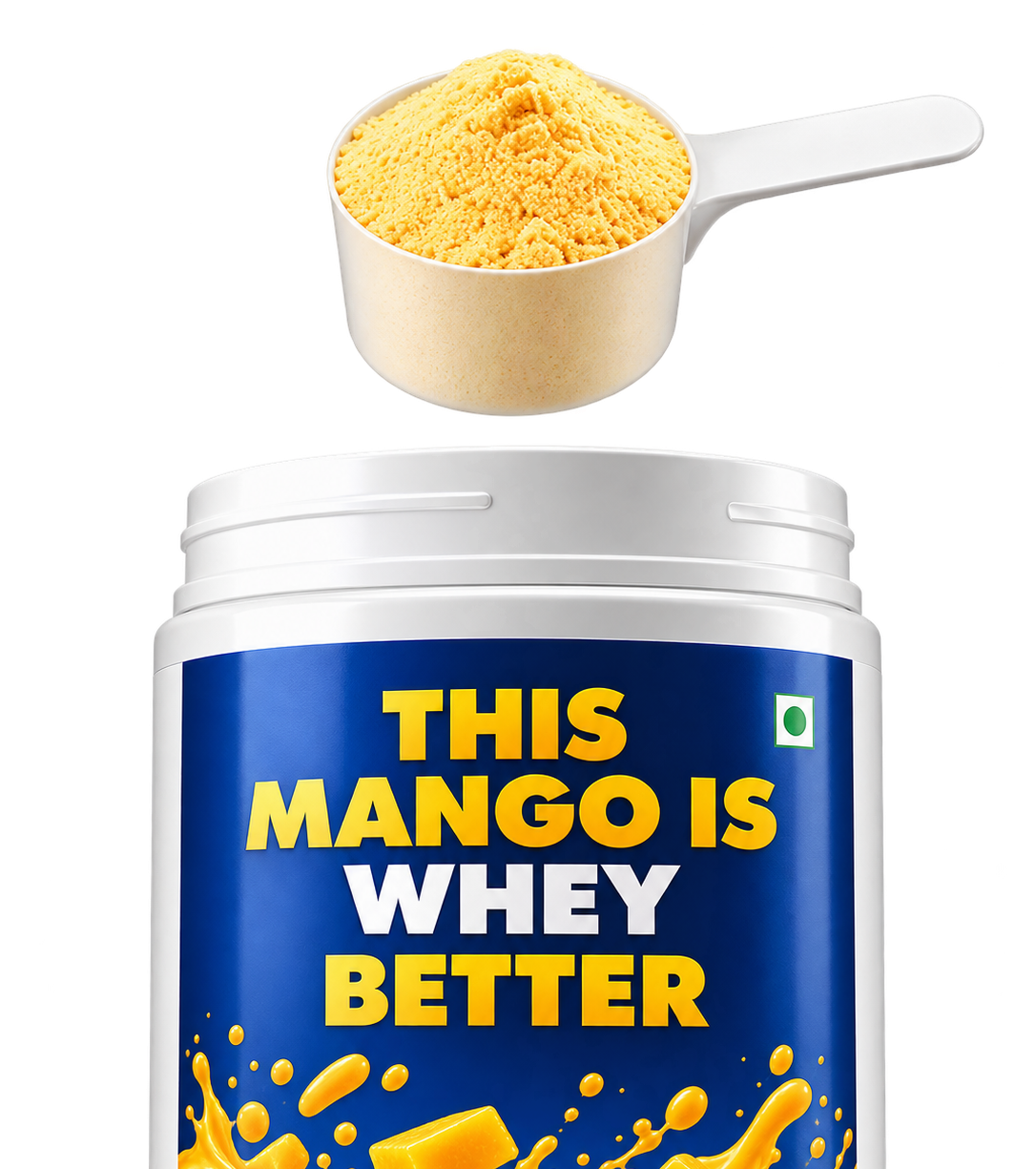 GreatVibes Mango Whey Protein pack