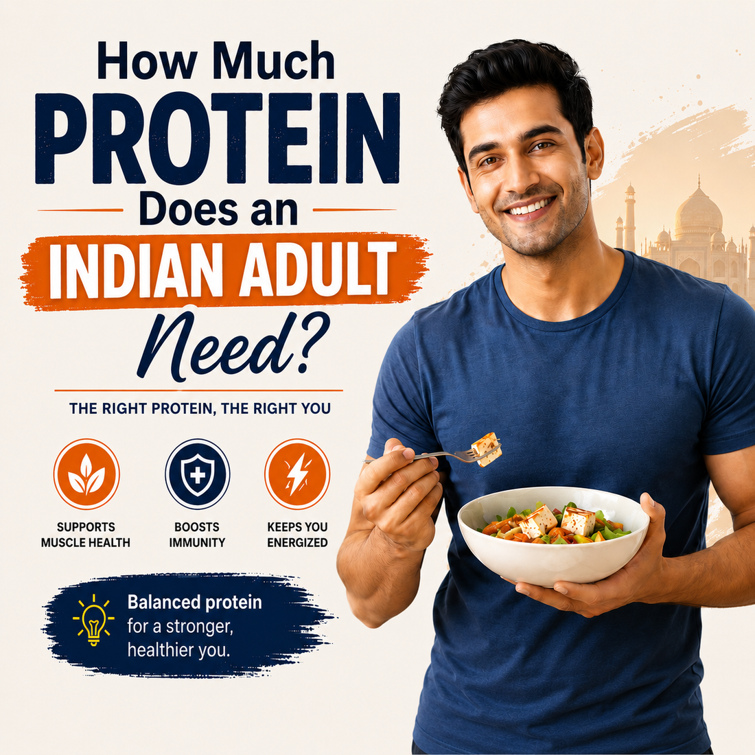 How Much Protein Does an Indian Adult Need? | Daily Protein Guide