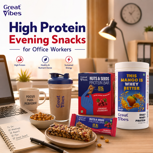 High Protein Evening Snacks for Office Workers.