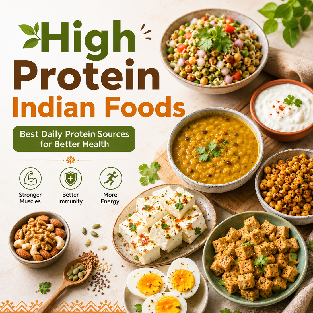 High Protein Indian Foods for Daily Health & Weight Management
