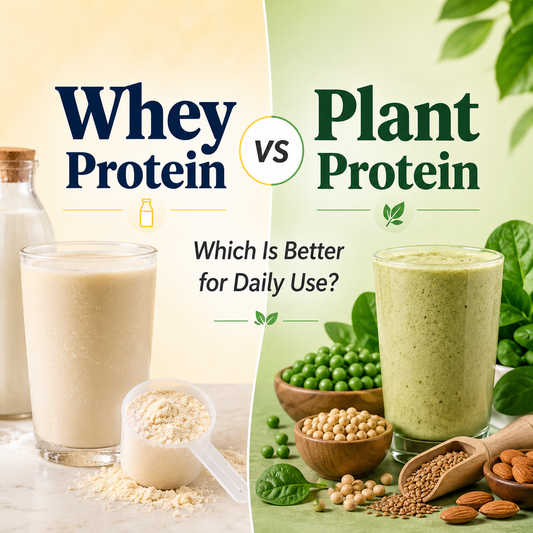 Whey Protein vs Plant Protein: Which Is Better for Daily Use?