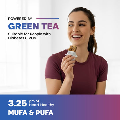 GreatVibes Nuts & Seeds enriched Protein Bar | High Protein & Fibre Minibars | Helps weight loss & muscle building (15 minibars x 25 gm)